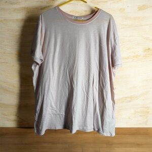 We The Free Light Pink Short Sleeve Tee